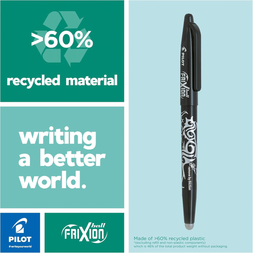 Pilot FriXion Erasable 0.7 Ball Pens – 3 Pack